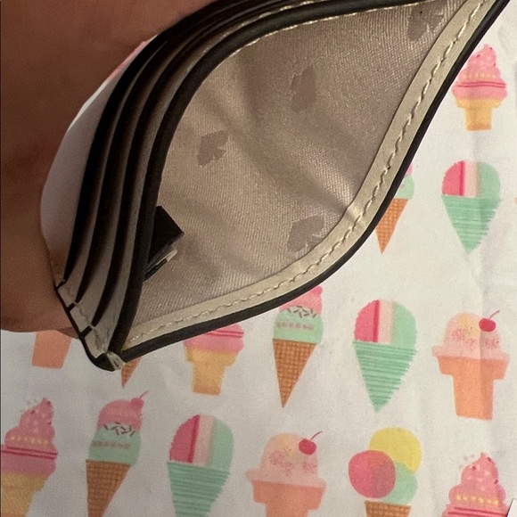 Kate Spade Honey Bee Small Slim Leather Card Holder Case - Picture 8 of 8